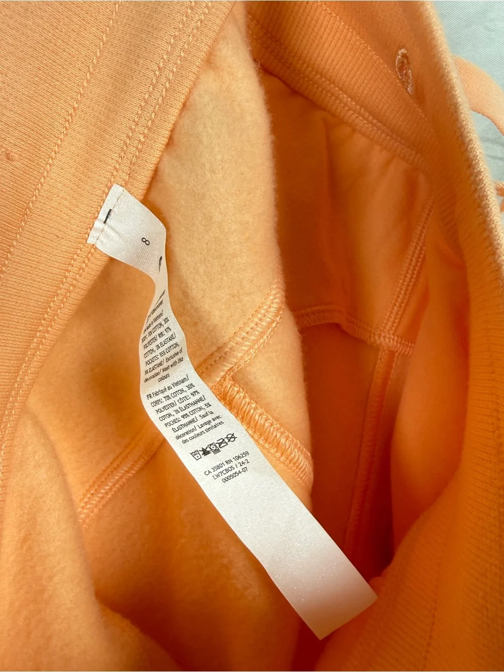 lululemon athletica Scuba Shorts 5” Peach High-Rise Drawstring Size 8
